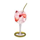 Kit Gin/Bebidas Dourado em Aço Inox 12 peças Fineza