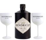 Kit Gin Hendricks 750 ml + 2 Taças Personalizadas