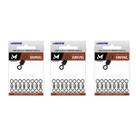Kit Girador Para Pesca Marine Sports BRS Nickel Cartela nº 7 14 5/0 125 Peças Kit Girador Para Pesca Marine Sports BRS Nickel Cartela nº 7 14 5/0 125 Peças