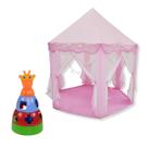 Kit Girafa Brinquedo Empilhar e Barraca Tenda Princesa com Luzes
