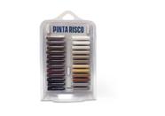 Kit Giz 24 Cores + Verniz Para Reparos Em Mdf/madeira