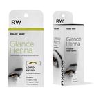 Kit Glance Henna Design Sobrancelha Escolha cor + Fixador Dermatologicamente Testado