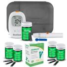 Kit glicocheck care plus com 110 tiras + 100 microlancetas
