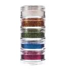 Kit Glitter Em Pó 5 Cores Vegano (3G Cada) - Color Make
