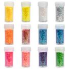 Kit Glitter Neon com 10 Cores Sortidas Carnaval Festas