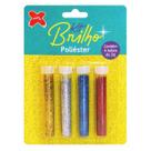 Kit Glitter Poliester Brilho com 4 potes 2g cada - 4 Modelos