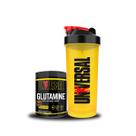 Kit Glutamina 300g + Coqueteleira 600ml - Universal