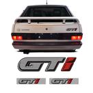 Kit Gol Quadrado Gti 1991/1994 Emblemas Traseiro E Colunas