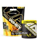 Kit Gold Whey Adaptogen Concentrado 100% Refil 900g + Creatina Adaptogen 300g