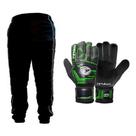Kit Goleiro Luva Poker E Calça Estofada