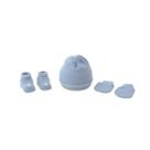 Kit Gorro Luva E Sapatinho Para Bebê Rn Pimpolho 6262