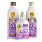 Kit Gota Dourada Infantil Clubinho Suave com Shampoo Condicionador Creme de Pentear