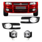 Kit Grade Farol Milha Stilo 2008 09 10 11 12 Com Farol Milha