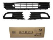 Kit Grade Inferior Parachoque Moldura Farol Milha Gol G6 Vw