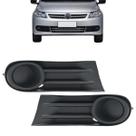 Kit Grade Moldura Milha Gol G5 2008 2009 2010 2011 2012 Preta Sem Furo