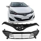 Kit Grade Radiador Central Dianteiro Hb20 HB20s 2012 2013 2014 2015 Sem Emblema