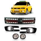 Kit Grade Stilo + Moldura + Farol Milha 2010 2011 2012 2013