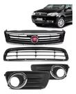 Kit Grades Centrais Moldura Farol Milha Palio Siena Economy
