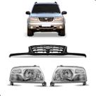 Kit grades para hilux sw4 2016 a 2020 cromada e laterais