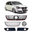 Kit Grades Parachoque Com Emblema Polo Gti 2007 2008 a 2011