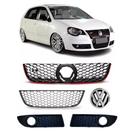 Kit Grades Parachoque Com Emblema Polo Gti 2007 2008 a 2011