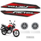 Kit Gráfico Adesivo Completo Factor 125i 2017 2018 Vermelho Kit Gráfico Adesivo Completo Factor 125i 2017 2018 Vermelho