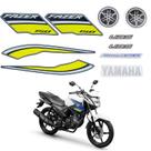 Kit Gráfico Adesivo Completo Fazer 150 Sed 2020 2021 Branco Kit Gráfico Adesivo Completo Fazer 150 Sed 2020 2021 Branco