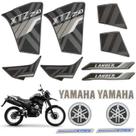Kit Gráfico Adesivo Completo Xtz 250 Lander 2021 2022 Preto