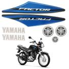 Kit Gráfico Adesivo Completo Ybr 125 Factor 2015 2016 Preto Kit Gráfico Adesivo Completo Ybr 125 Factor 2015 2016 Preto