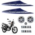 Kit Gráfico Adesivo Completo Ybr Factor 125 2015 2016 Branco Kit Gráfico Adesivo Completo Ybr Factor 125 2015 2016 Branco