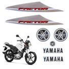 Kit Gráfico Adesivo Completo Ybr Factor 125 K1 2015 2016 Branco Kit Gráfico Adesivo Completo Ybr Factor 125 K1 2015 2016 Branco