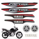 Kit Gráfico Adesivo Completo Ybr Factor 150 2017 Preto Kit Gráfico Adesivo Completo Ybr Factor 150 2017 Preto