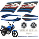 Kit Gráfico Adesivo Completo Ys Fazer 150 Sed 2014 2015 Azul Kit Gráfico Adesivo Completo Ys Fazer 150 Sed 2014 2015 Azul