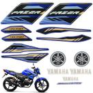 Kit Gráfico Adesivo Completo Ys Fazer 150 Sed 2016 Azul