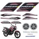 Kit Gráfico Adesivo Completo Ys Fazer 150 Sed 2016 Vermelho Kit Gráfico Adesivo Completo Ys Fazer 150 Sed 2016 Vermelho