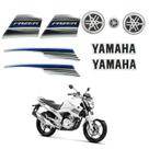 Kit Gráfico Adesivo Completo Ys Fazer 250 2015 Branco