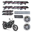 Kit Gráfico Adesivo Completo Ys250 Fazer 250 2008 Preto Kit Gráfico Adesivo Completo Ys250 Fazer 250 2008 Preto