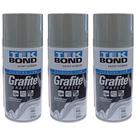 Kit Grafite Spray 200 ml 3 Unidades - TEK BOND