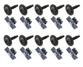 Kit Grampo de Fixação do Para-barro Onnix/Cobalt 12/ Montana 11/ Plastcar 10 Peças Kit Grampo de Fixação do Para-barro Onnix/Cobalt 12/ Montana 11/ Plastcar 10 Peças