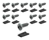Kit Grampo de Fixação Para-choque Corsa 10 Peças Plastcar Kit Grampo de Fixação Para-choque Corsa 10 Peças Plastcar