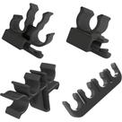 Kit Grampo do Cabo Vela CrossFox Polo Polo sedan Plastcar 5 peças KPA0423003