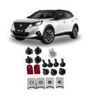 Kit Grampo Presilha 18 Pç Parabarro Diant Peugeot 2008 18/22