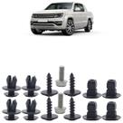 Kit Grampo Presilha Moldura Parachoque Dianteiro Amarok 2016 2017 2018 2019 2020 2021 14 Peças