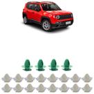 Kit Grampo Presilha Moldura Paralama Dianteiro Renegade 2016 2017 2018 2019 2020 2021 2022 20 Peças