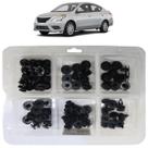 Kit Grampo Presilha Parabarro Parachoque Universal Carro 70 Peças Kit Grampo Presilha Parabarro Parachoque Universal Carro 70 Peças