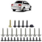 Kit Grampo Presilha Parachoque Traseiro Classic 2012 2013 2014 2015 2016 2017 28 Peças