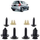 Kit Grampo Presilha Parachoque Traseiro Fit 2004 2005 2006 2007 2008 8 Peças
