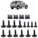 Kit Grampo Presilha Parachoque Traseiro Palio 1996 1997 1998 1999 2000 2001 2002 18 Peças