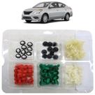 Kit Grampo Presilha Paralama Friso Saia Universal Carro 100 Peças