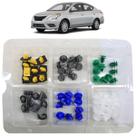 Kit Grampo Presilha Paralama Friso Saia Universal Carro 70 Peças